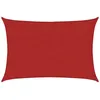 Image de vidaXL Voile d'Ombrage Protection Voile Solaire Voile de Parasol Anti UV Jardin Patio Terrasse Balcon Extérieur 160 g/m² Rouge 2x2,5 m PEHD