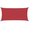 Image de Voile d ombrage 160 g m² Rouge 2x3,5 m PEHD