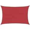 Image de vidaXL Voile d'Ombrage Protection Voile Solaire Voile de Parasol Anti UV Jardin Patio Terrasse Balcon Extérieur 160 g/m² Rouge 3x4,5 m PEHD