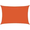 Image de vidaXL Voile d'ombrage 160 g/m² rectangulaire Orange 3x5 m PEHD, Voile de Soleil, Voile d’ombrage, Store de Patio, Voile de Pare-Soleil