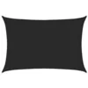 Image de Voile d ombrage 160 g m² Noir 2,5x4 m PEHD