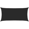 Image de vidaXL Voile d'Ombrage Protection Voile Solaire Voile de Parasol Anti UV Jardin Patio Terrasse Balcon Extérieur 160 g/m² Noir 3x6 m PEHD