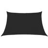 Image de Voile d ombrage 160 g m² Noir 3 4x2 m PEHD