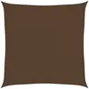 Image de vidaXL Voile d'Ombrage Protection Voile Solaire Voile de Parasol Anti UV Jardin Patio Terrasse Balcon Extérieur 160 g/m² Marron 3x3 m PEHD