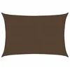 Image de vidaXL Voile d'Ombrage Protection Voile Solaire Voile de Parasol Anti UV Jardin Patio Terrasse Balcon Extérieur 160 g/m² Marron 2x3 m PEHD