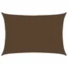 Image de vidaXL Voile d'Ombrage Protection Voile Solaire Voile de Parasol Anti UV Jardin Patio Terrasse Balcon Extérieur 160 g/m² Marron 3x5 m PEHD