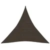 Image de Voile d ombrage 160 g m² Marron 4,5x4,5x4,5 m PEHD