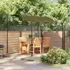 Image de vidaXL Auvent de parasol 3x2,4 m Taupe 180 g/m²