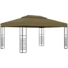 Image de vidaXL Chapiteau 3x4 m Taupe 180 g/m²