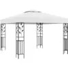 Image de vidaXL Tonnelle 3x3 m Blanc 180 g/m²