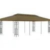 Image de vidaXL Chapiteau 6x3 m Taupe 180 g/m²