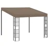 Image de Belvédère mural 3x3 m Taupe Tissu