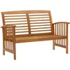 Image de vidaXL Banc de jardin 119 cm bois d'acacia solide