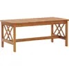 Image de vidaXL Table basse 102x50x43 cm Bois d'acacia solide