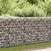 Image de vidaXL Mur en gabion avec couvercles Acier galvanisé 60x30x100 cm