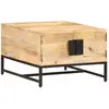 Image de vidaXL Table basse 67x67x45 cm Bois de manguier massif