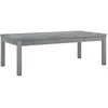 Image de vidaXL Table basse 100x50x33 cm Gris Bois d'acacia solide
