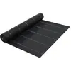 Image de vidaXL Toile de paillage Noir 2x5 m PP