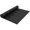 Image de vidaXL Toile de paillage Noir 2x25 m PP