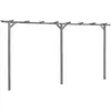 Image de vidaXL Pergola de jardin Gris 400x40x205 cm Bois de pin imprégné