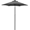 Image de vidaXL Parasol de jardin avec lumières LED anthracite aluminium