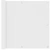 Image de Écran de balcon Blanc 90x500 cm Tissu Oxford