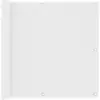 Image de vidaXL Écran de balcon Blanc 90x600 cm Tissu Oxford