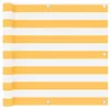 Image de vidaXL Ecran de Balcon Brise-Vue Brise-Vent de Jardin Ecran de Protection Ecran d'Intimité Extérieur Imperméable Blanc et Jaune 90x300 cm Tissu Oxford