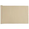 Image de vidaXL Ecran de Balcon Brise-Vue Brise-Vent de Jardin Ecran de Protection Ecran d'Intimité Extérieur Imperméable Beige 120x400 cm Tissu Oxford