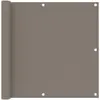 Image de vidaXL Écran de balcon Taupe 90x600 cm Tissu Oxford