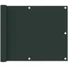 Image de vidaXL Écran de balcon Vert foncé 75x300 cm Tissu Oxford