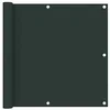 Image de vidaXL Ecran de Balcon Brise-Vue Brise-Vent Jardin Ecran de Protection Ecran d'Intimité Confidentialité Extérieur Vert Foncé 90x600 cm Tissu Oxford