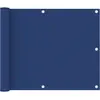 Image de vidaXL Écran de balcon Bleu 75x600 cm Tissu Oxford