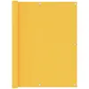 Image de vidaXL Écran de balcon Jaune 120x600 cm Tissu Oxford