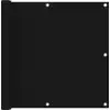 Image de vidaXL Écran de balcon Noir 90x300 cm Tissu Oxford