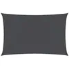 Image de vidaXL Voile de Parasol Voile d'Ombrage Ecran Solaire de Jardin Store de Patio Terrasse Balcon Extérieur Tissu Oxford Rectangulaire 3x6 m Anthracite