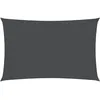 Image de vidaXL Voile de Parasol Voile d'Ombrage Ecran Solaire de Jardin Store de Patio Terrasse Balcon Extérieur Tissu Oxford Rectangulaire 3,5x5 m Anthracite
