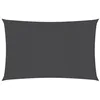 Image de Voile de parasol tissu oxford rectangulaire 4x7 m anthracite