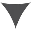 Image de Red Cup Living vidaXL Voile d'ombrage triangulaire en tissu Oxford Anthracite 4,5 x 4,5 x 4,5 m