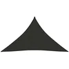 Image de Red Cup Living vidaXL Voile d'ombrage en tissu Oxford triangulaire Anthracite 5 x 5 x 6 m