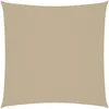 Image de vidaXL Voile de Parasol Voile d'Ombrage Ecran Solaire de Jardin Store de Patio Terrasse Balcon Extérieur Tissu Oxford Carré 5x5 m Beige