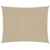 Image de vidaXL Voile de Parasol Voile d'Ombrage Ecran Solaire de Jardin Store de Patio Terrasse Balcon Extérieur Tissu Oxford Rectangulaire 2,5x4 m Beige
