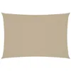 Image de vidaXL Voile de Parasol Voile d'Ombrage Ecran Solaire de Jardin Store de Patio Terrasse Balcon Extérieur Tissu Oxford Rectangulaire 2,5x4,5 m Beige