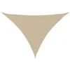 Image de vidaXL Voile de Parasol Voile d'Ombrage Ecran Solaire de Jardin Store de Patio Terrasse Balcon Extérieur Tissu Oxford Triangulaire 2,5x2,5x3,5 m Beige