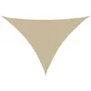 Image de Voile de parasol tissu oxford triangulaire 4,5x4,5x4,5 m beige