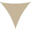 Image de vidaXL Voile de parasol tissu oxford triangulaire 6x6x6 m beige