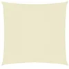 Image de Red Cup Living vidaXL Voile d'ombrage carré en tissu Oxford 4,5 x 4,5 m Crème