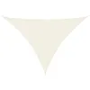 Image de Voile de parasol tissu oxford triangulaire 3x4x4 m crème