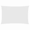 Image de vidaXL Voile de Parasol Voile d'Ombrage Ecran Solaire de Jardin Store de Patio Terrasse Balcon Extérieur Tissu Oxford Rectangulaire 2x5 m Blanc