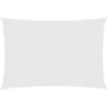 Image de Red Cup Living vidaXL Voile d'ombrage rectangulaire en tissu Oxford Blanc 2,5 x 4,5 m